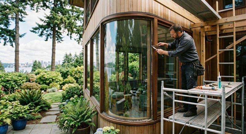 Curved Window Repair in Kansas City, KS